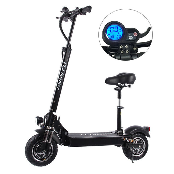 FLJ 2400W Adult Electric Scooter with seat foldable hoverboard fat tire electric kick scooter e scooter